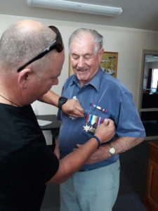 Keith with medals